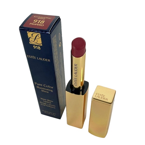 Estee Lauder Pure Color Illuminating Shine 918 PAMPERED Sheer Shine Lipstick NIB - Picture 10 of 16